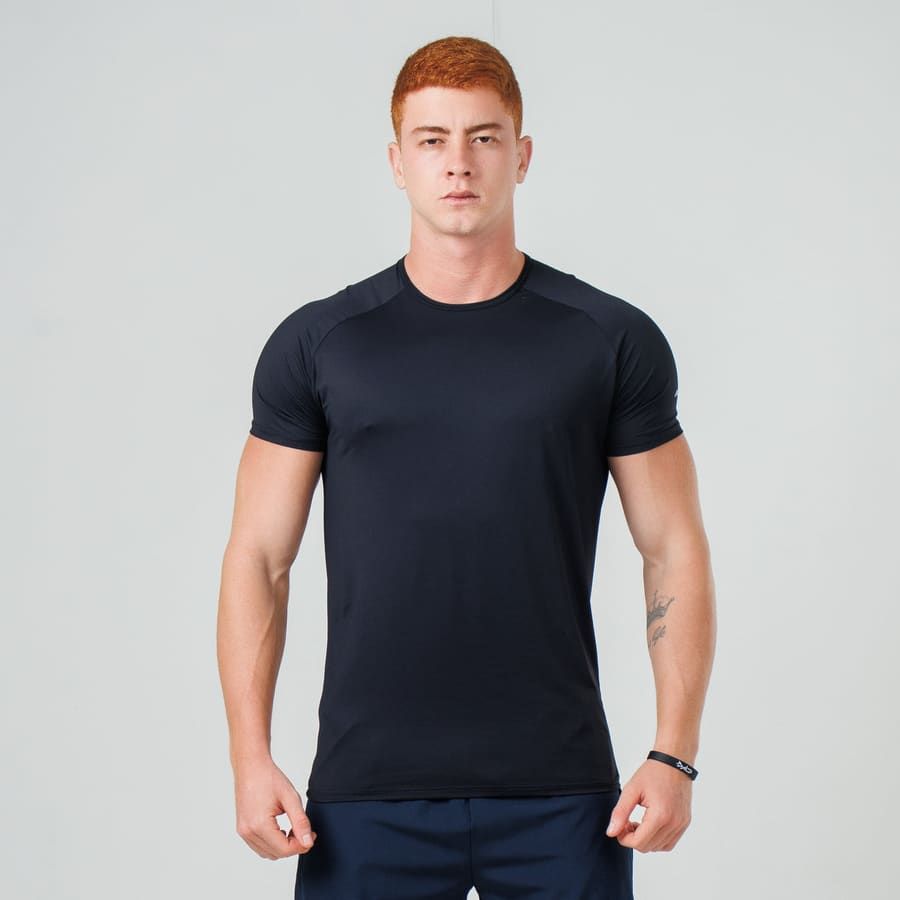Camiseta Poliamida Arm Fluid Preto