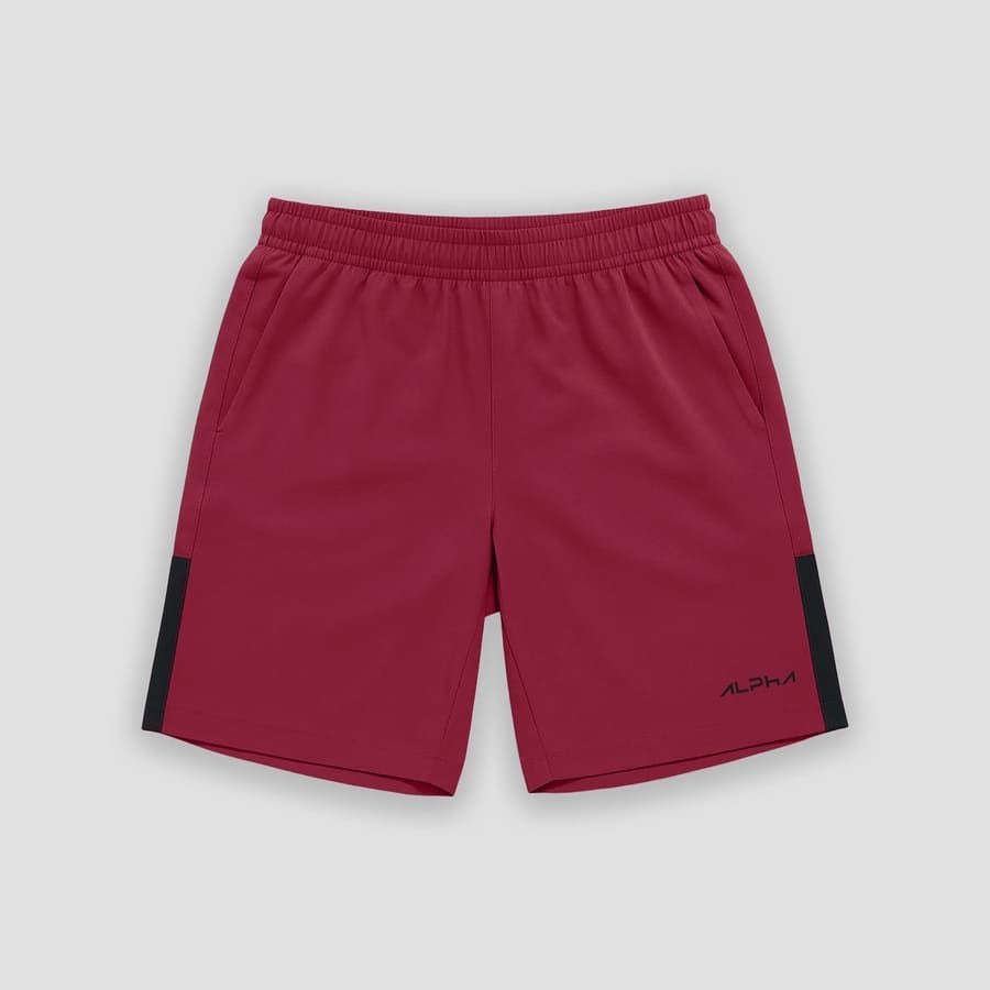 Bermuda Dry Fit Square Fluid Bordo