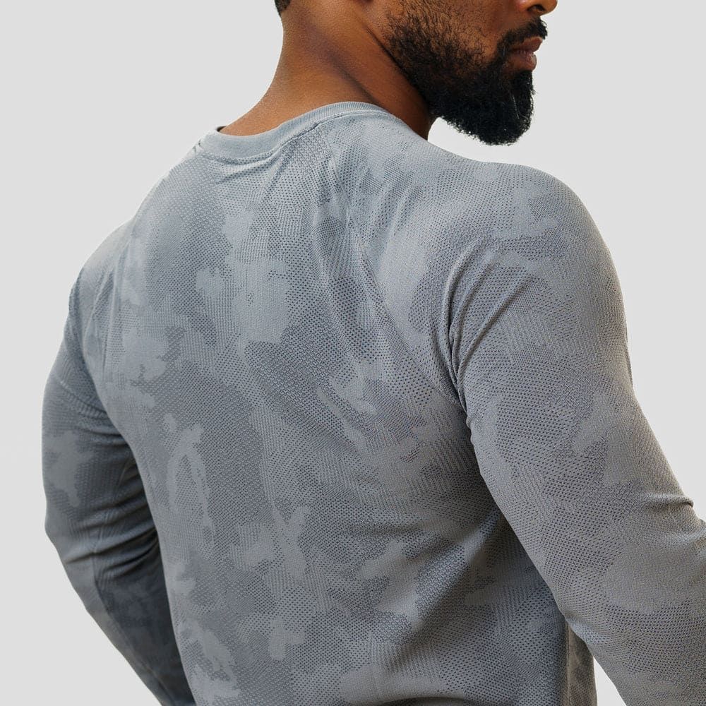 Camisa Manga Longa Apex Dry New Lupus Cinza - Sem Costura — imagem 5