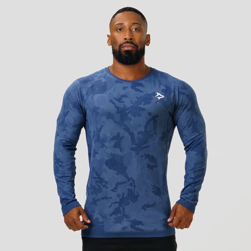 Camisa Manga Longa Apex Dry New Lupus Marinho - Sem Costura — imagem 3