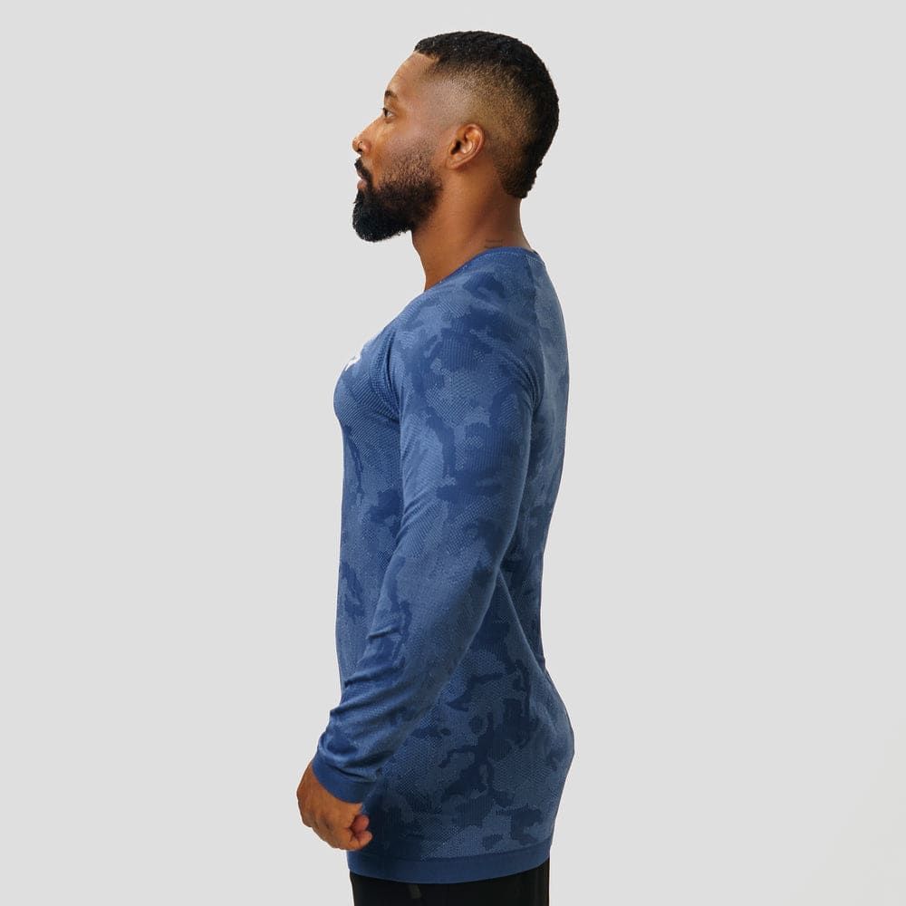 Camisa Manga Longa Apex Dry New Lupus Marinho - Sem Costura — imagem 4