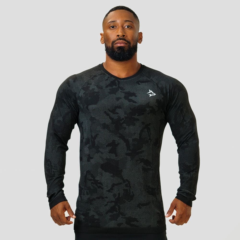 Camisa Manga Longa Apex Dry New Lupus Preto - Sem Costura — imagem 3