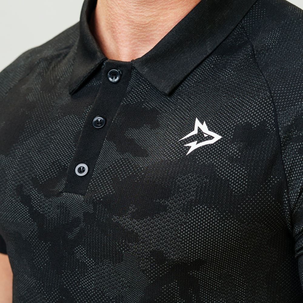 Camisa Polo Apex Dry New Lupus Preto - Sem Costura — imagem 3