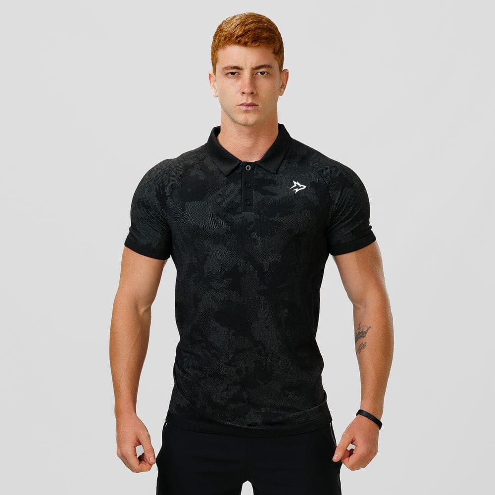 Camisa Polo Apex Dry New Lupus Preto - Sem Costura — imagem 4