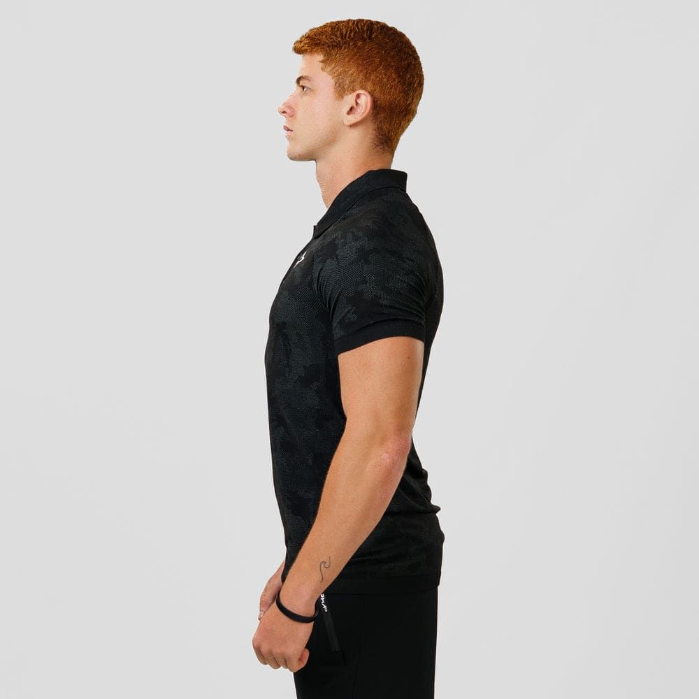 Camisa Polo Apex Dry New Lupus Preto - Sem Costura — imagem 5