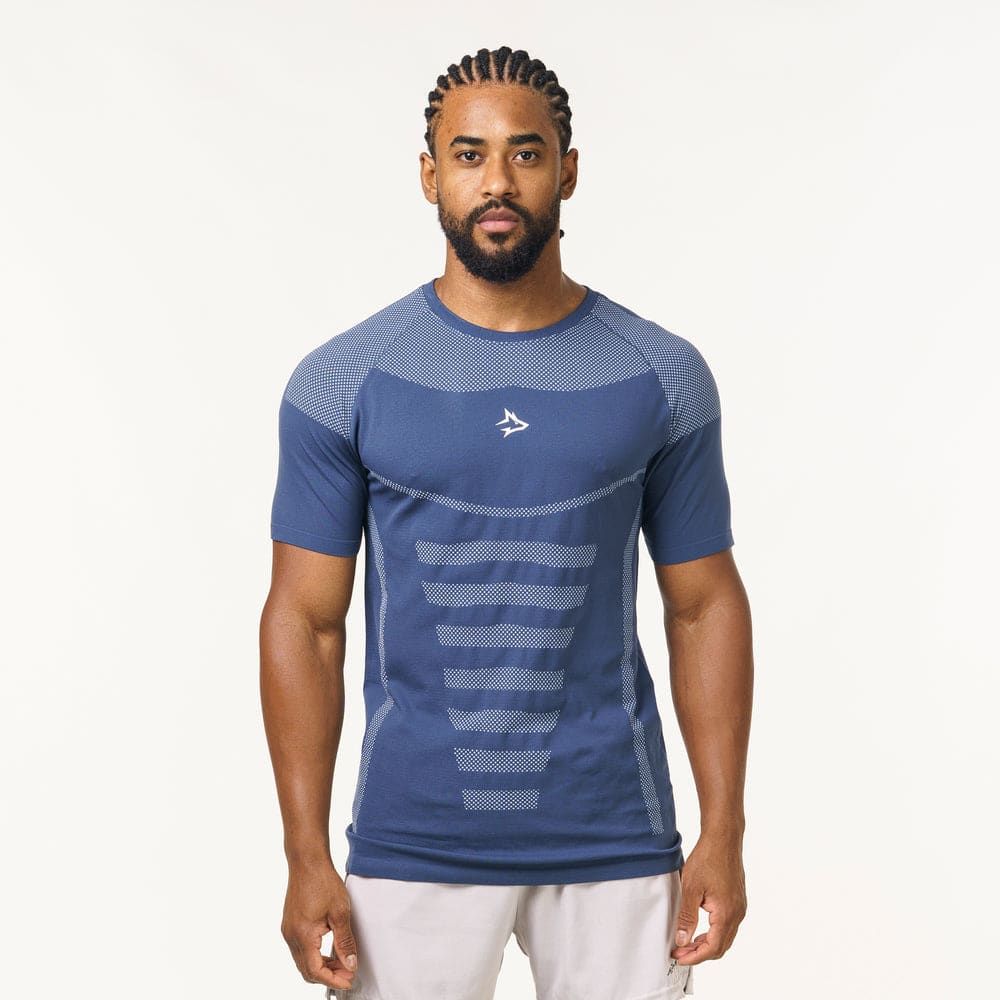 Camiseta Apex Dry Core Marinho - Sem Costura — imagem 3