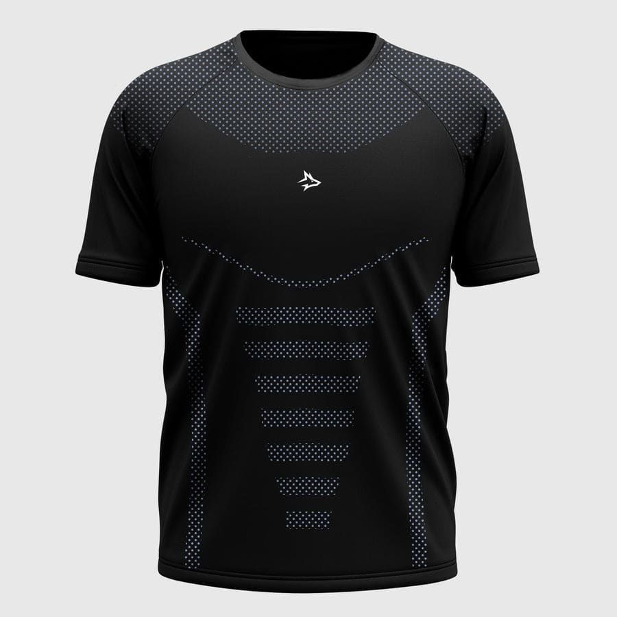 Camiseta Apex Dry Core Preto - Sem Costura