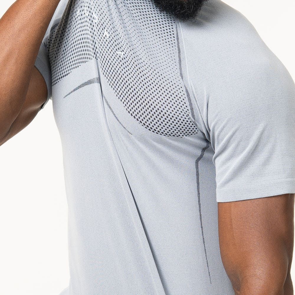 Camiseta Apex Dry Evolution Cinza Gelo - Sem Costura — imagem 4