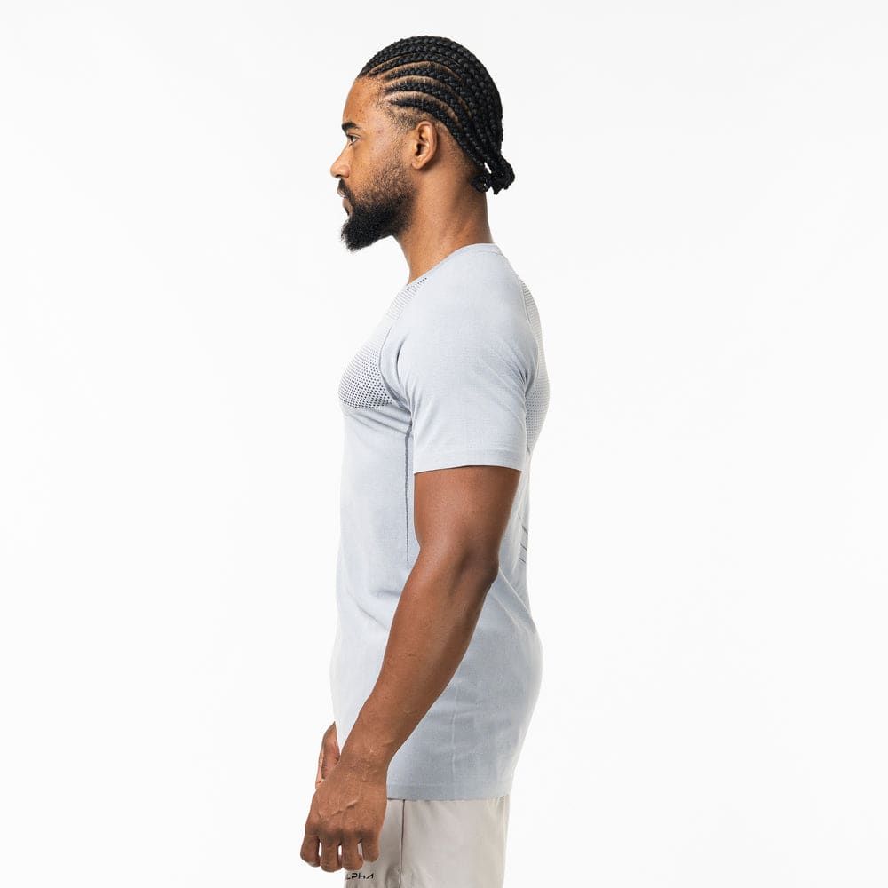 Camiseta Apex Dry Evolution Cinza Gelo - Sem Costura — imagem 5