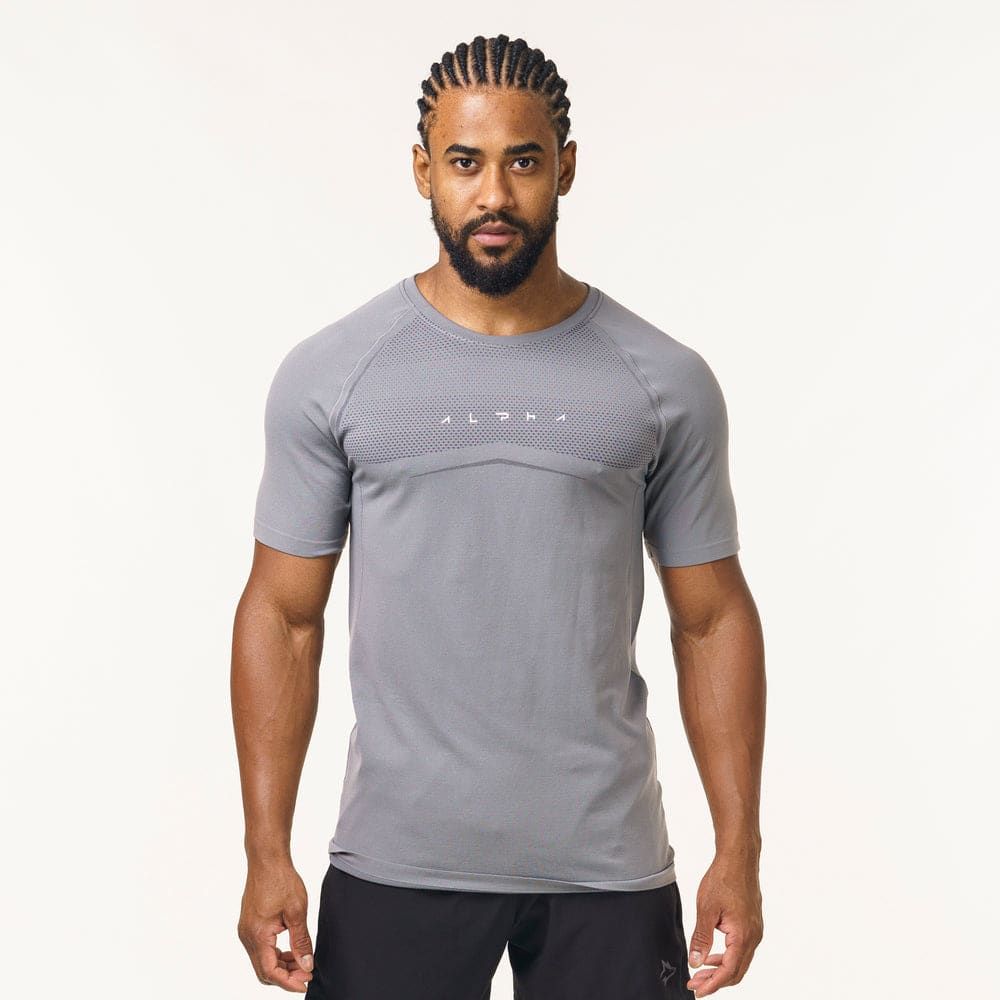 Camiseta Apex Dry Evolution Cinza - Sem Costura — imagem 3