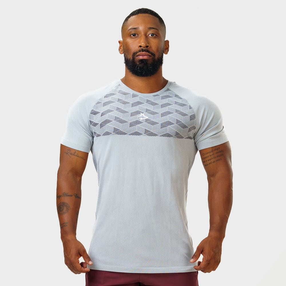 Camiseta Apex Dry Holographic Cinza Gelo - Sem Costura — imagem 3