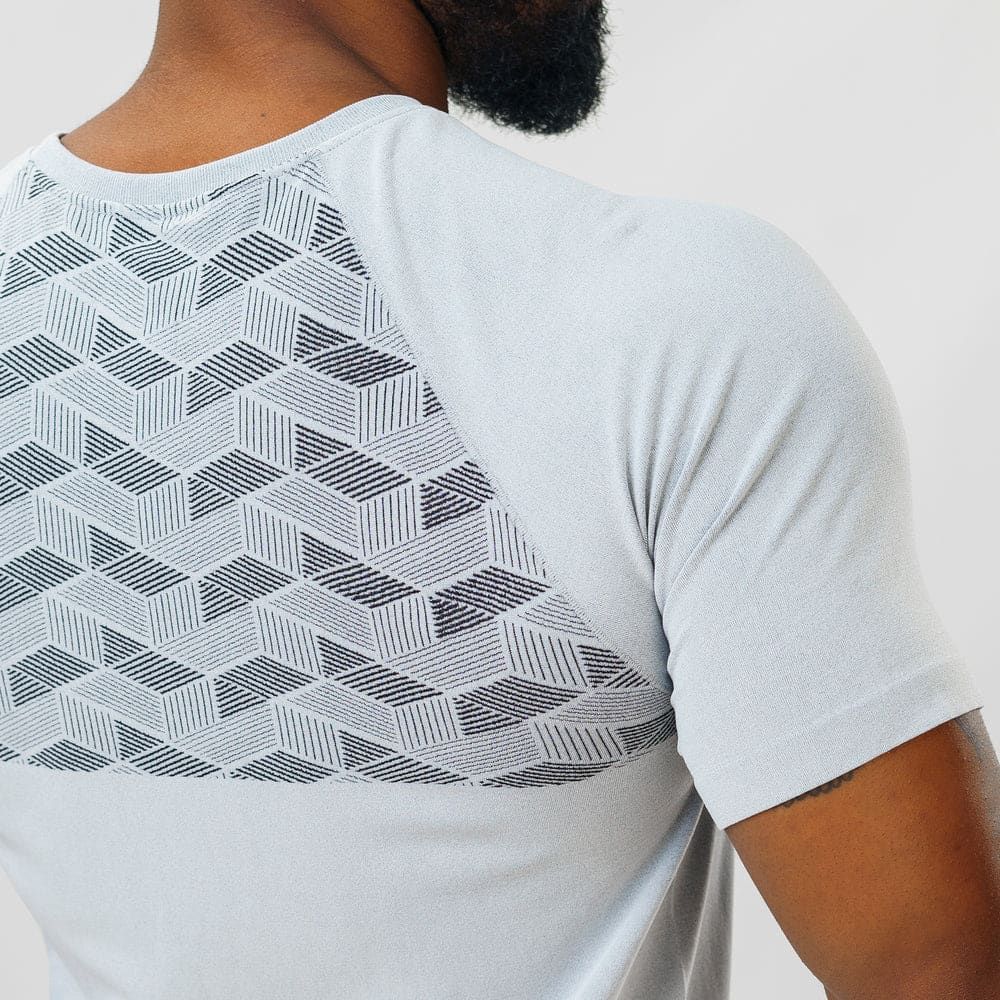 Camiseta Apex Dry Holographic Cinza Gelo - Sem Costura — imagem 5