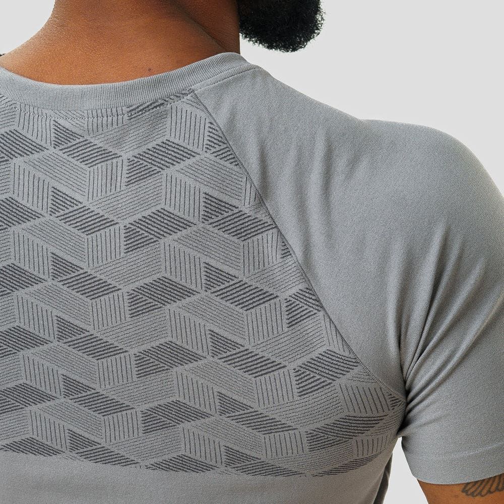 Camiseta Apex Dry Holographic Cinza - Sem Costura — imagem 5