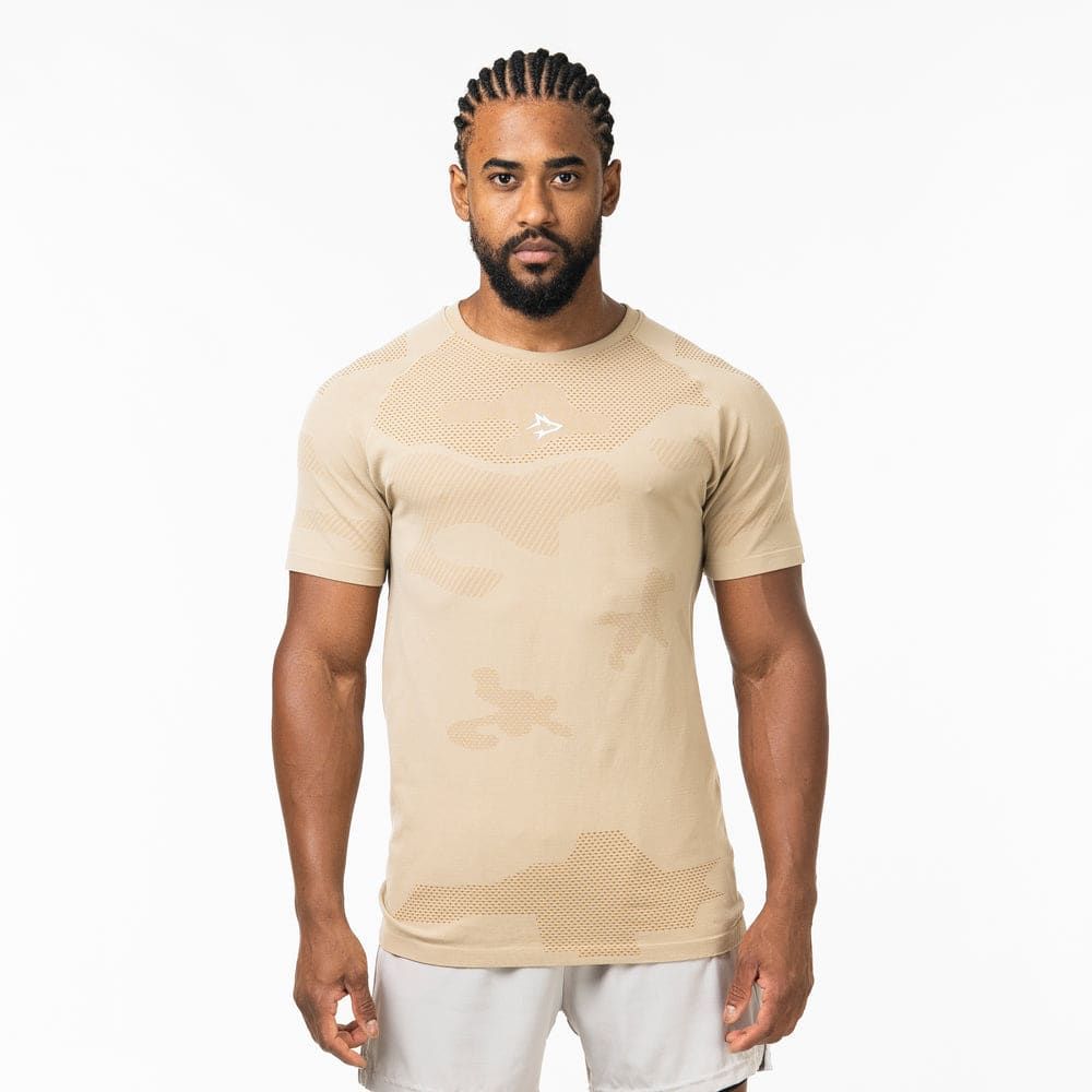 Camiseta Apex Dry Middle Lupus Caqui - Sem Costura — imagem 3
