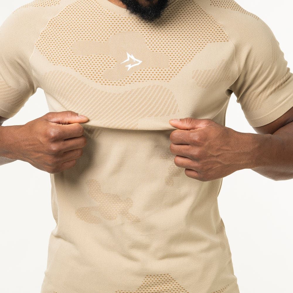 Camiseta Apex Dry Middle Lupus Caqui - Sem Costura — imagem 4