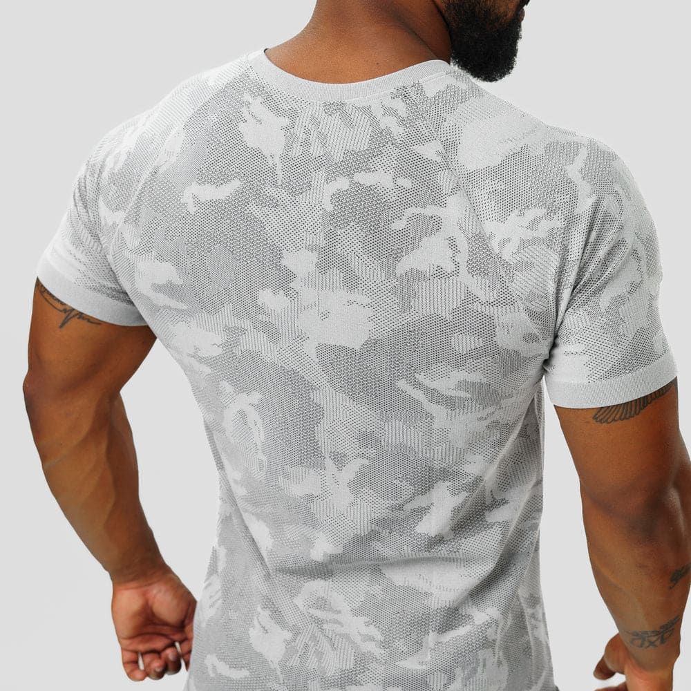 Camiseta Apex Dry New Lupus Cinza Gelo - Sem Costura — imagem 3