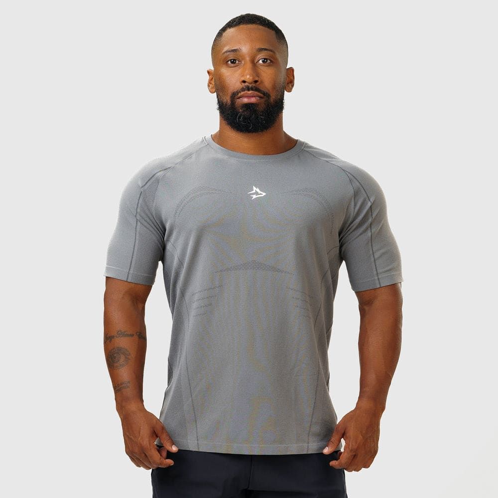 Camiseta Apex Dry Power Cinza - Sem Costura — imagem 3