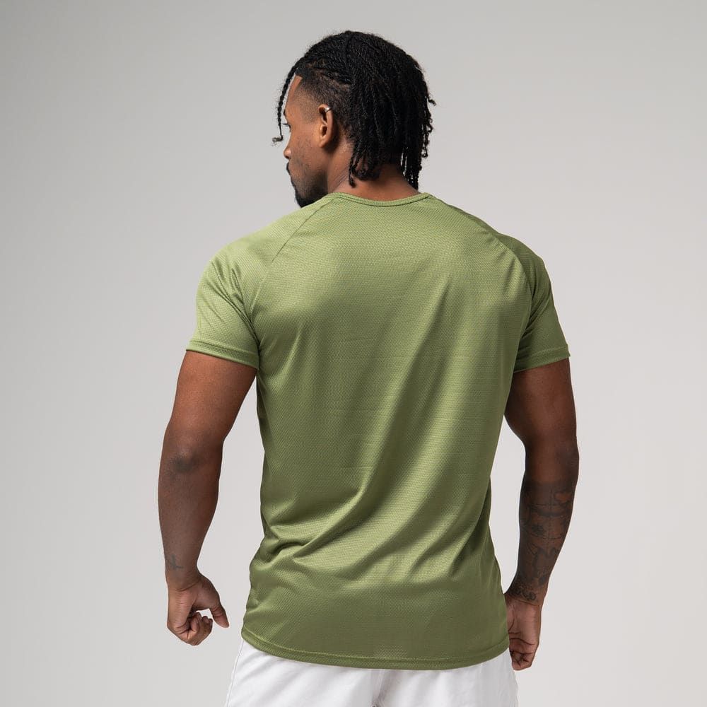 Camiseta Dry Fit Horizon Verde Selva — imagem 5