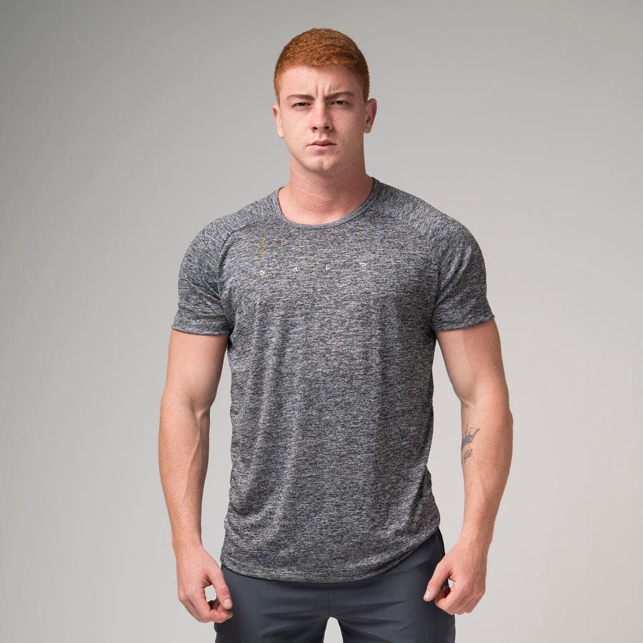 Camiseta Dry Fit Light Lupus Mescla Cinza