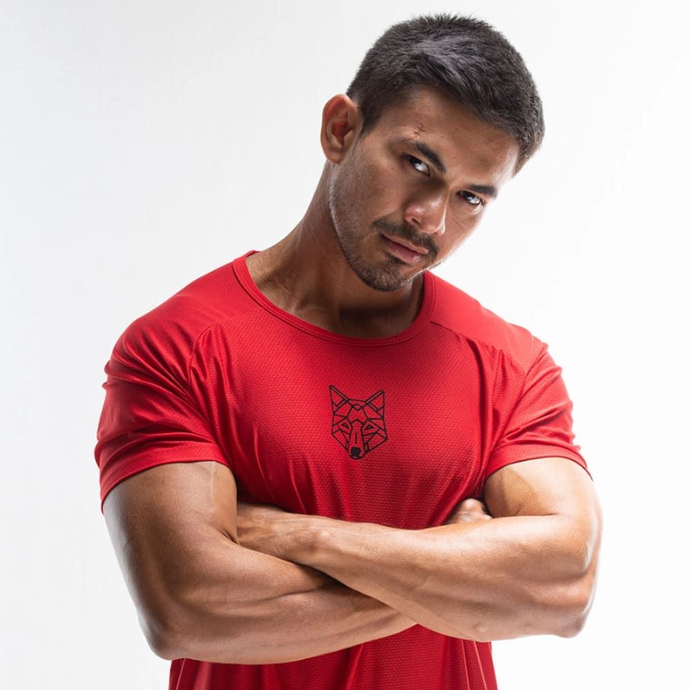 Camiseta Dry Fit Lobo Vermelho — imagem 4