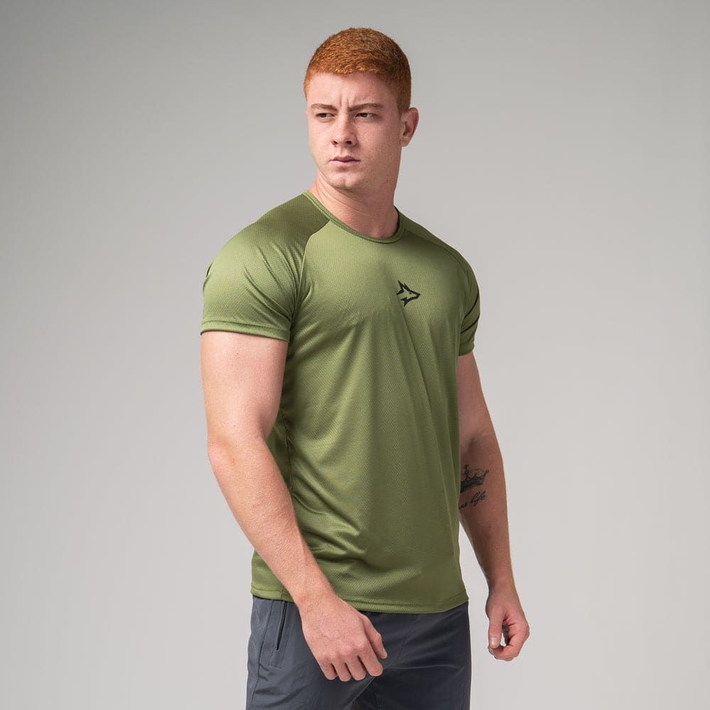 Camiseta Dry Fit Middle Lupus Verde Selva — imagem 3