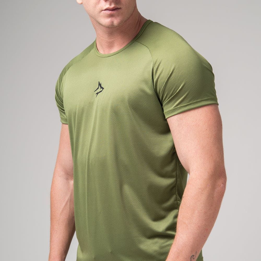 Camiseta Dry Fit Middle Lupus Verde Selva — imagem 4