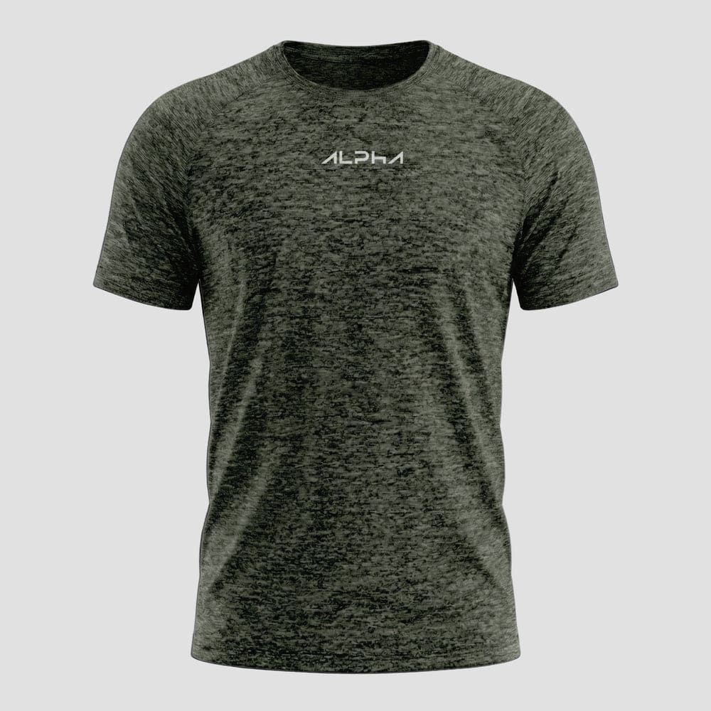 Camiseta Dry Fit  New Fluid Mescla Verde — imagem 3