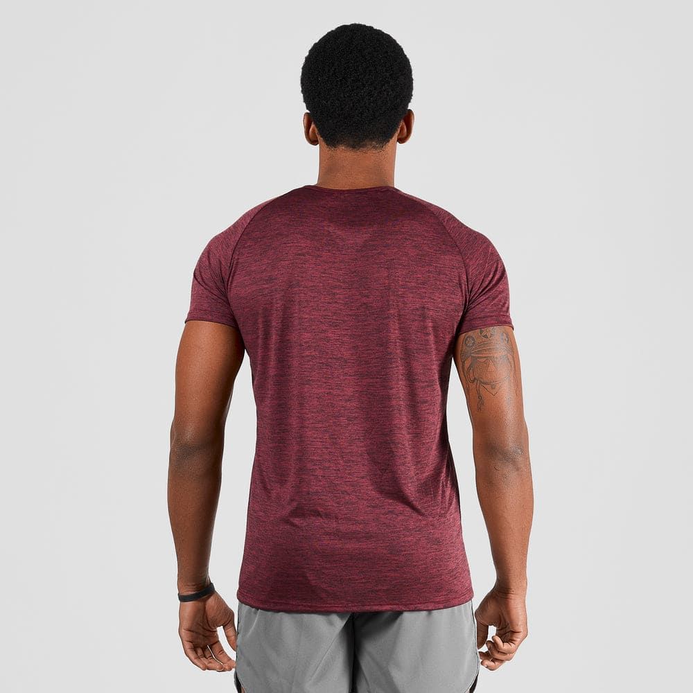 Camiseta Dry Fit  New Fluid Mescla Vinho — imagem 5