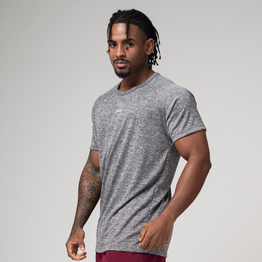 Camiseta Dry Fit New Tenacity Mescla Cinza — imagem 3