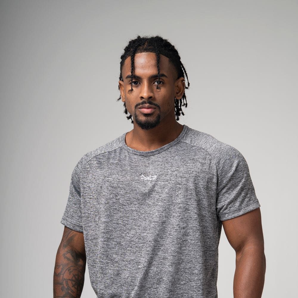 Camiseta Dry Fit New Tenacity Mescla Cinza — imagem 4