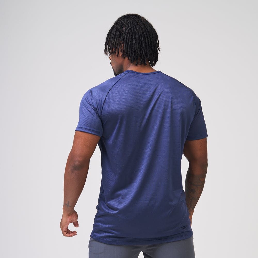 Camiseta Dry Fit Parallel Line Marinho Ashir — imagem 5