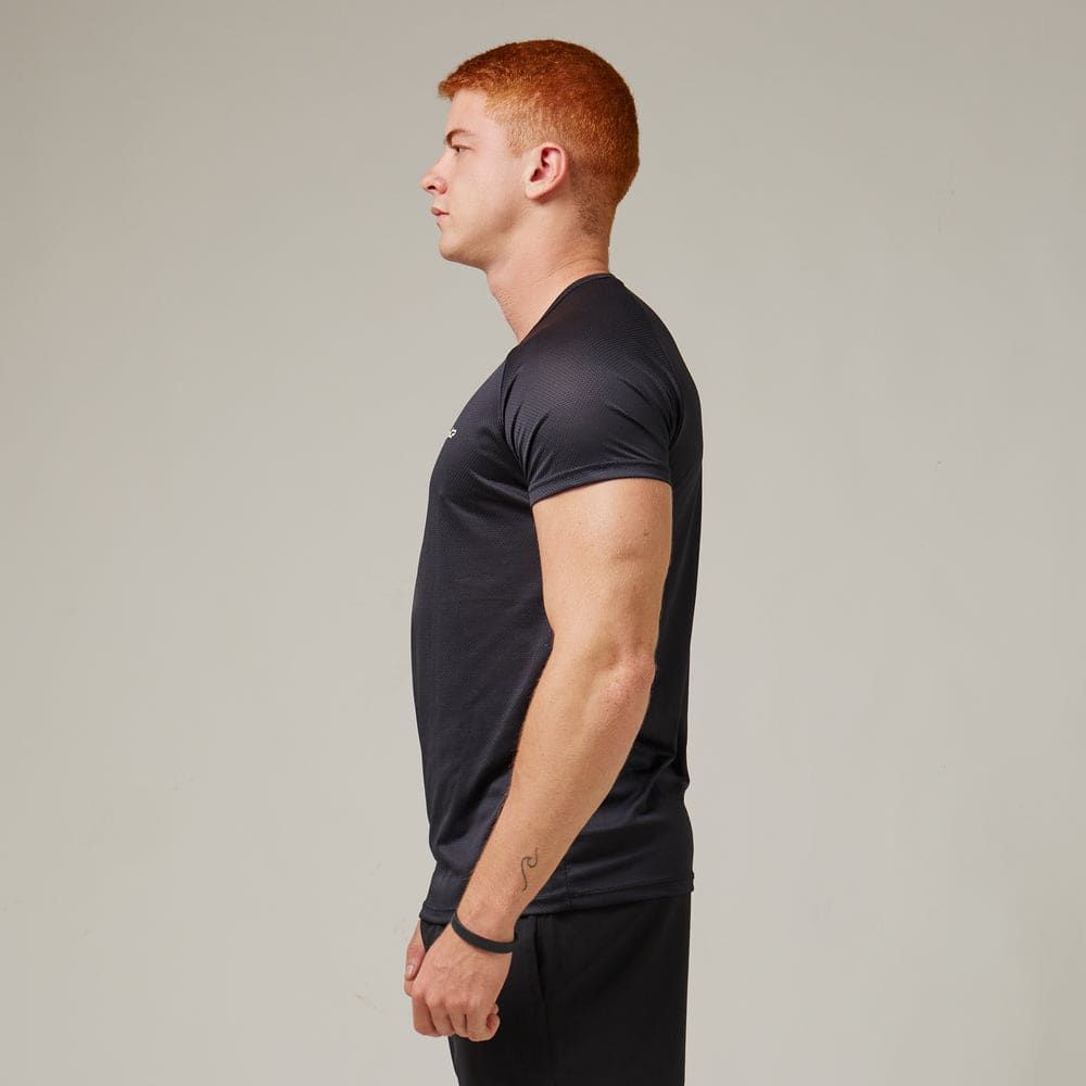 Camiseta Dry Fit Parallel Line Preto — imagem 3