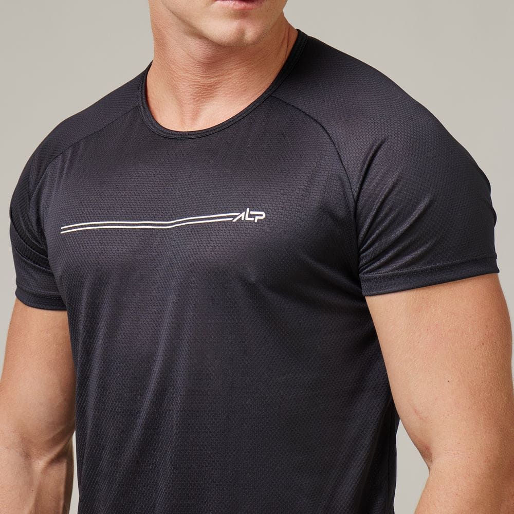 Camiseta Dry Fit Parallel Line Preto — imagem 4