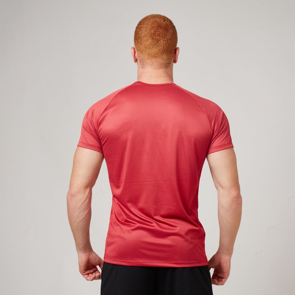 Camiseta Dry Fit Parallel Line Vermelho Mercúrio — imagem 5