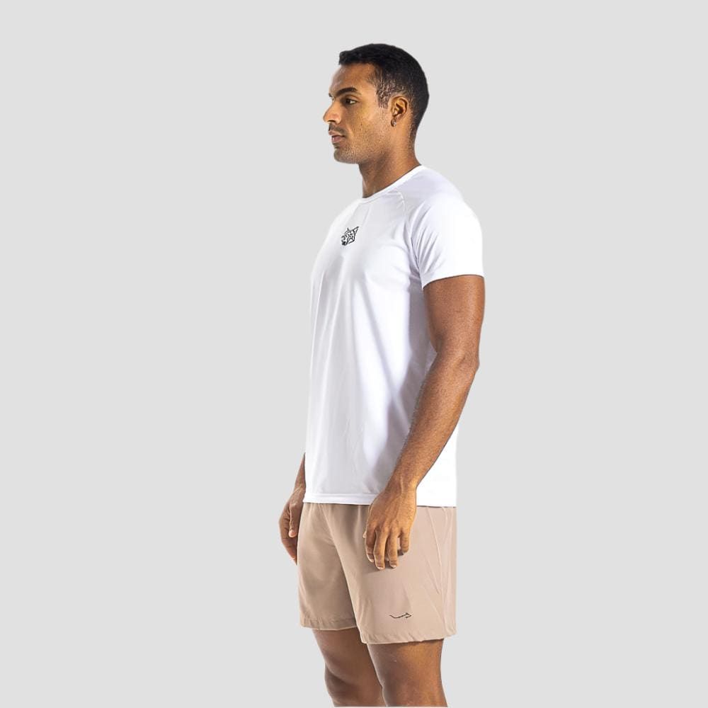 Camiseta Dry Lobo Geometrico Branco — imagem 4
