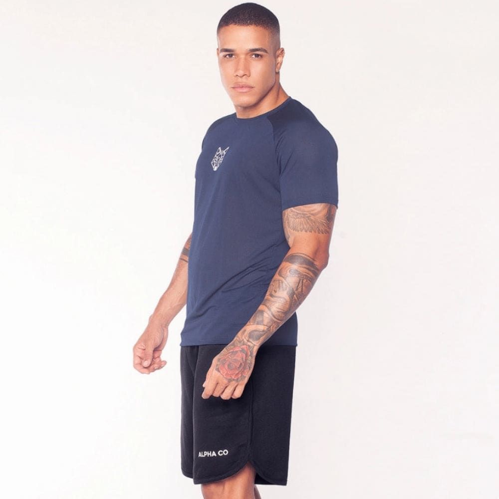 Camiseta Dry Lobo Geometrico Ocean — imagem 4