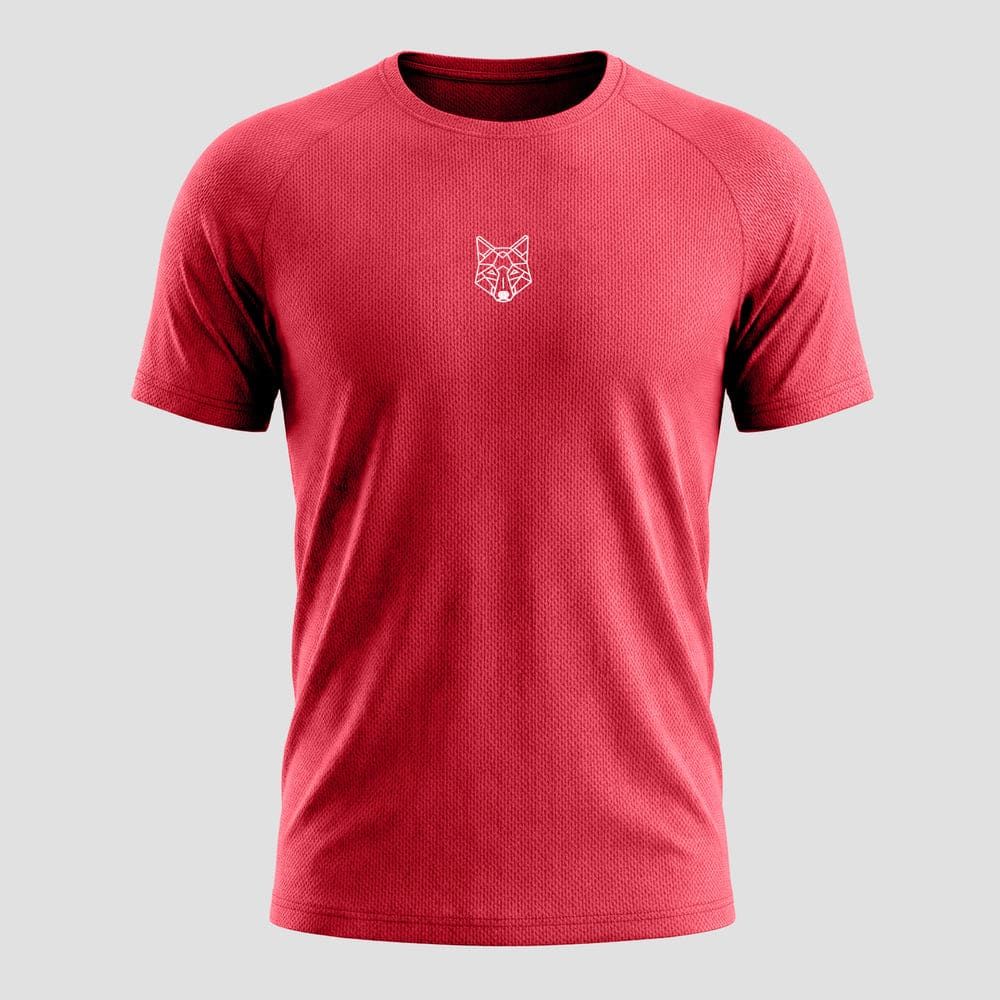 Camiseta Dry Lobo Geometrico Vinho — imagem 3
