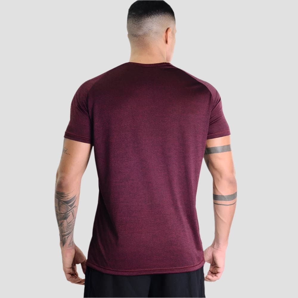 Camiseta Dry Mescla Vinho — imagem 5