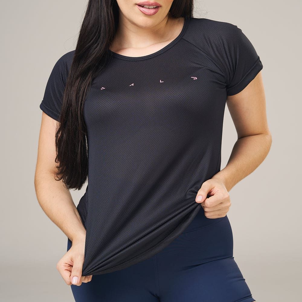 Camiseta Feminina Dry Fit Light Lupus Preto — imagem 4