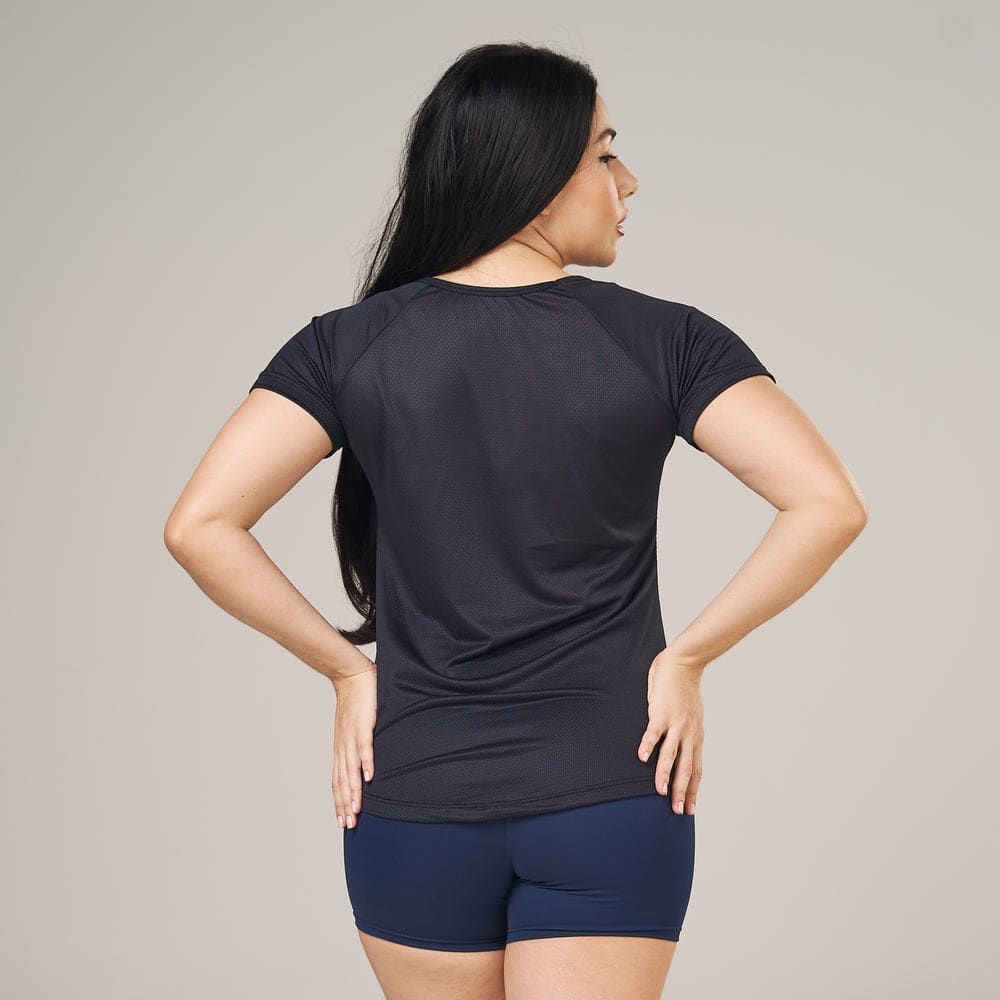 Camiseta Feminina Dry Fit Light Lupus Preto — imagem 5