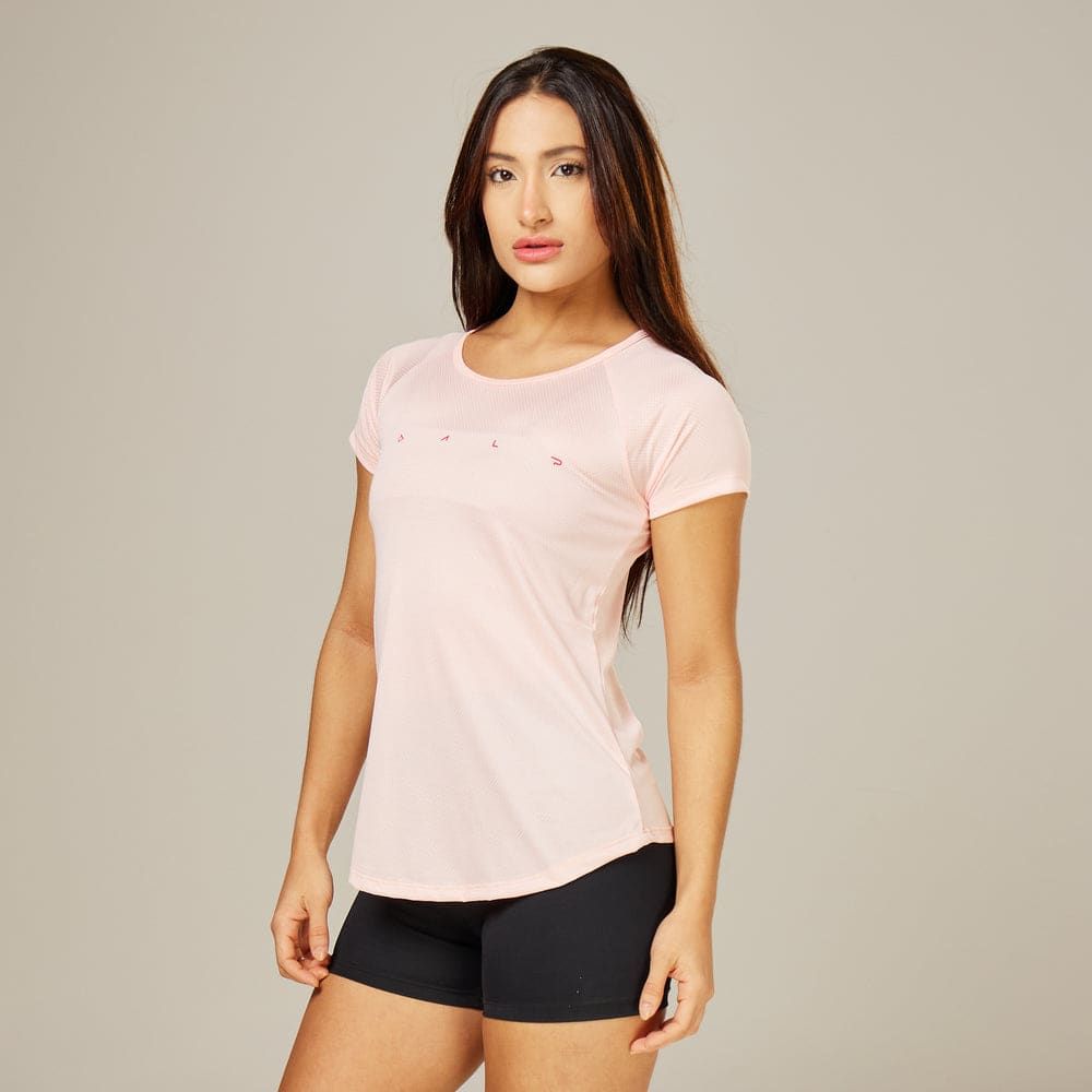Camiseta Feminina Dry Fit Light Lupus Rosa Claro — imagem 3