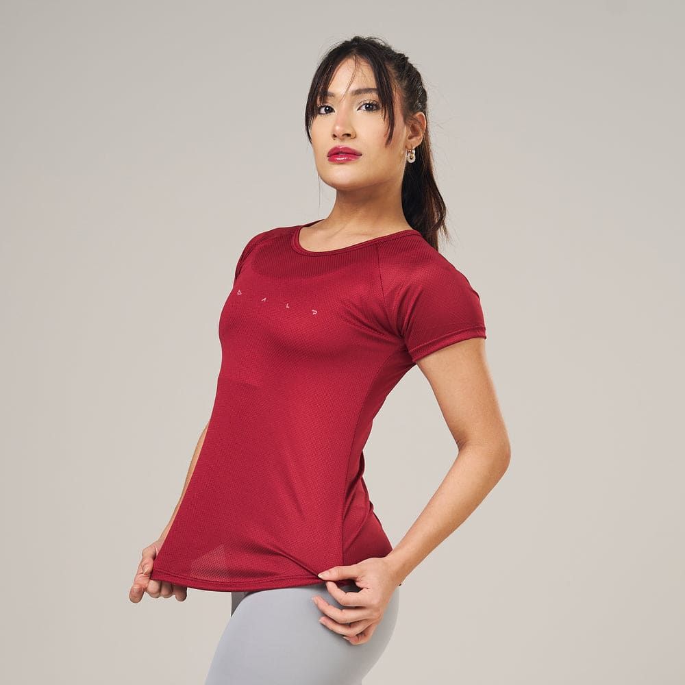 Camiseta Feminina Dry Fit Light Lupus Vermelho Biking — imagem 3