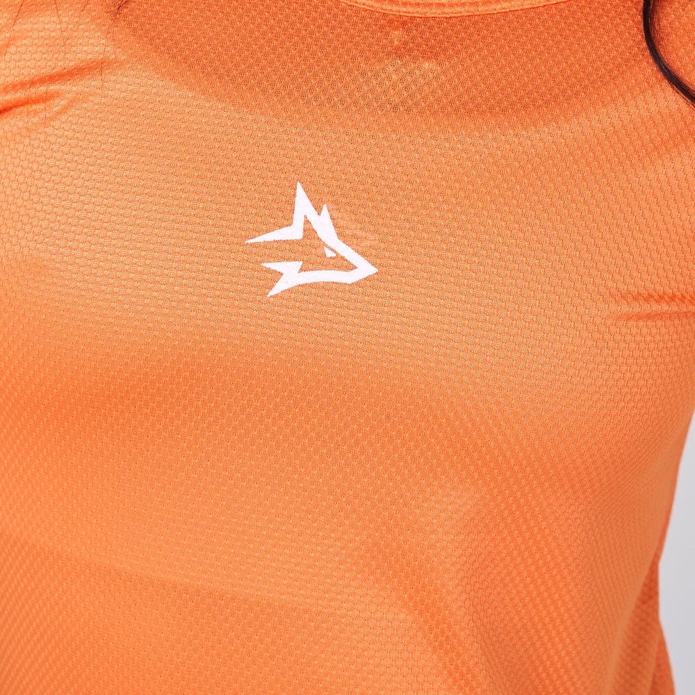 Camiseta Feminina Dry Fit Middle Lupus Laranja — imagem 4