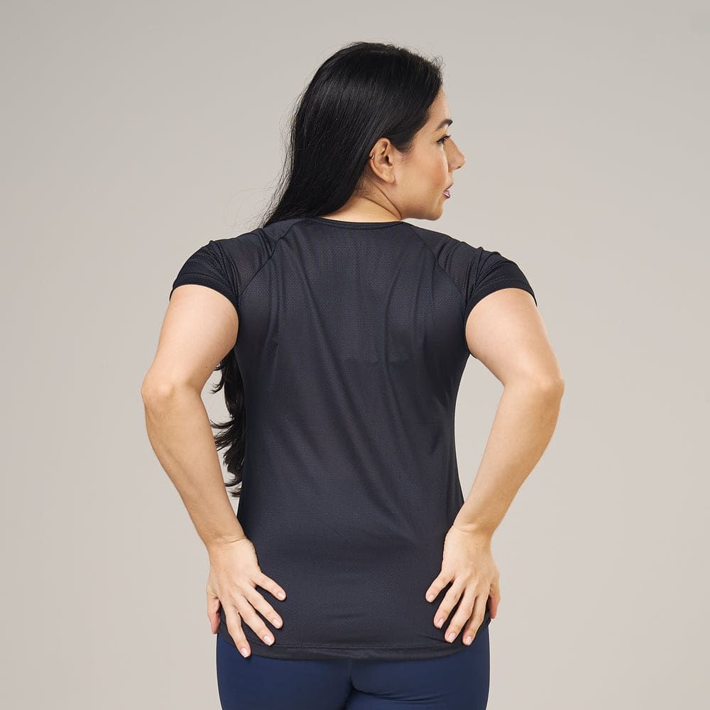 Camiseta Feminina Dry Fit Middle Lupus Preto — imagem 5