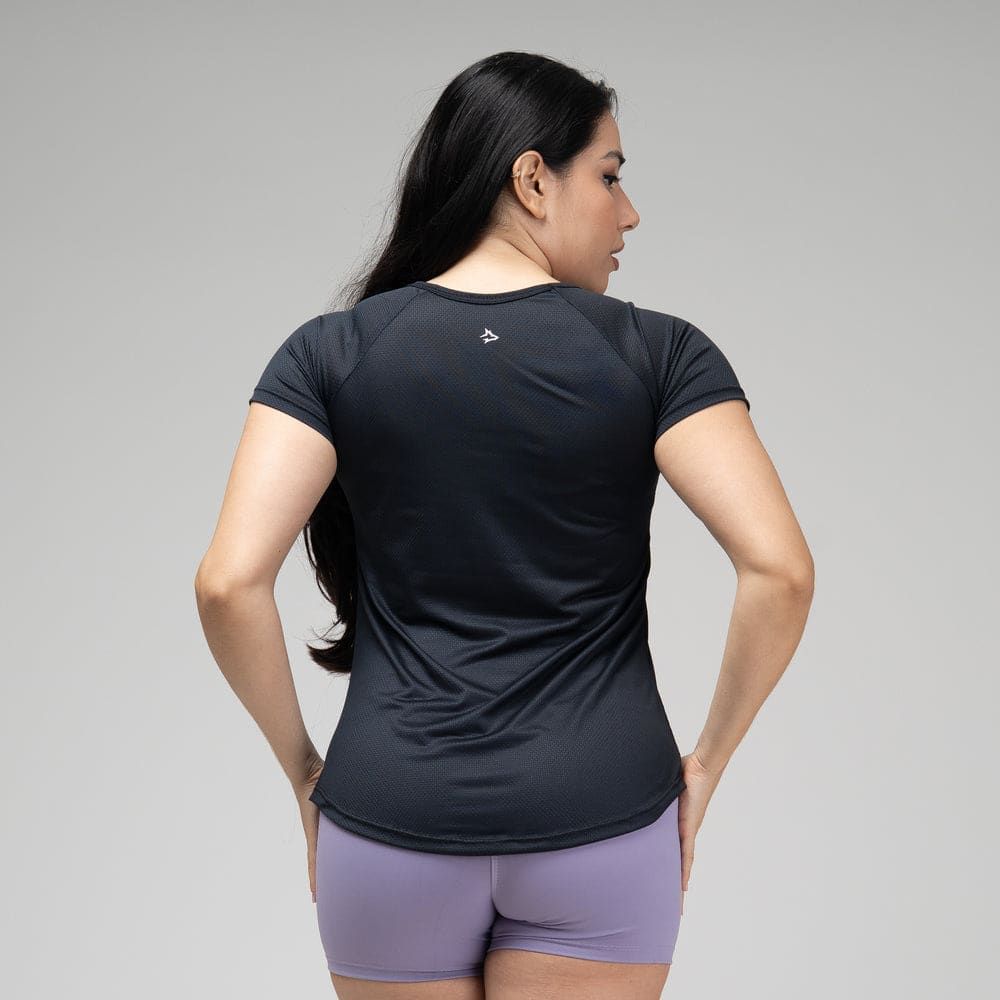 Camiseta Feminina Dry Fit New Lupus Back Preto — imagem 5