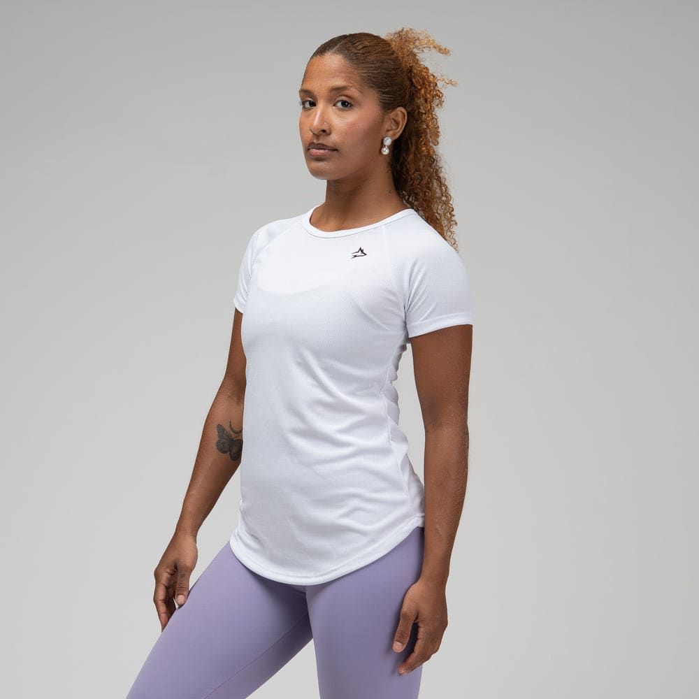 Camiseta Feminina Dry Fit New Lupus Branco — imagem 3