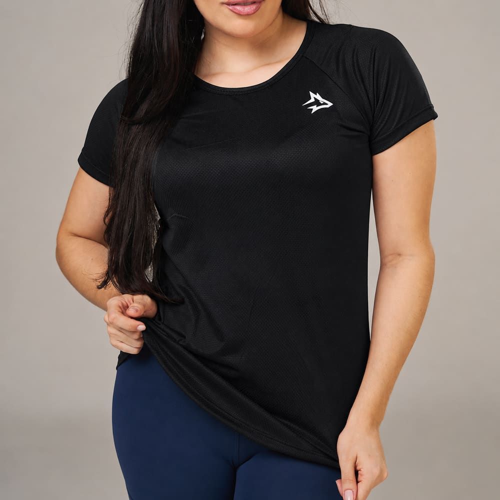 Camiseta Feminina Dry Fit New Lupus Preto — imagem 4