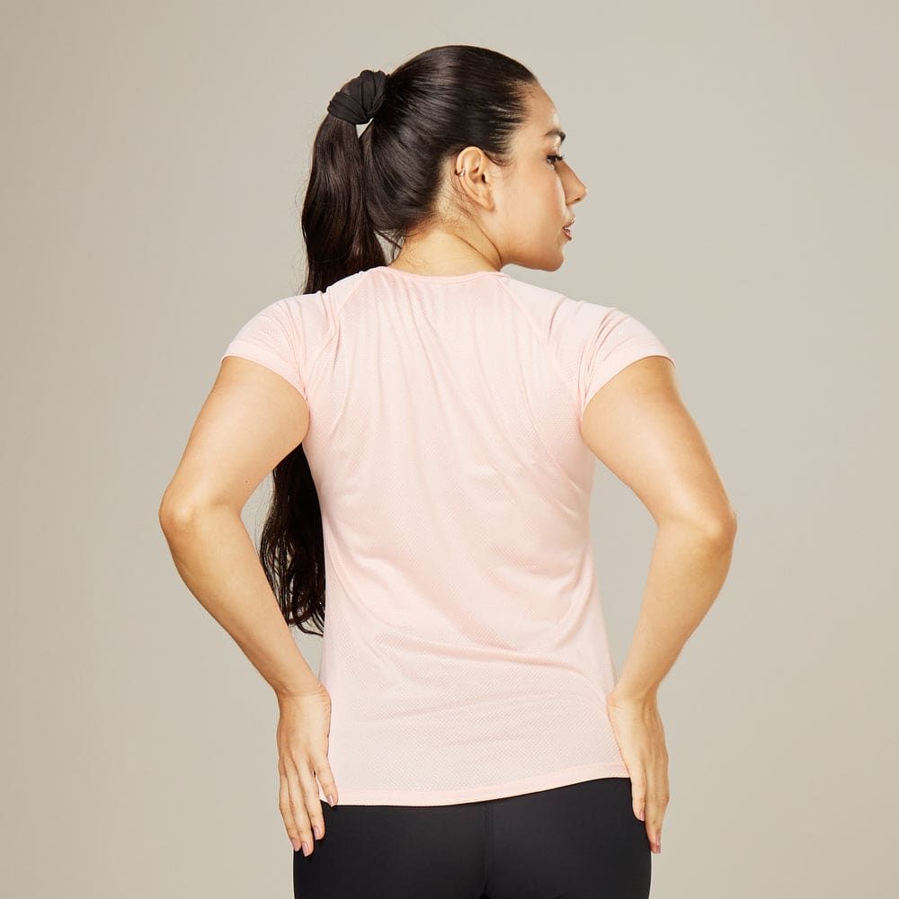 Camiseta Feminina Dry Fit New Lupus Rosa Claro — imagem 5