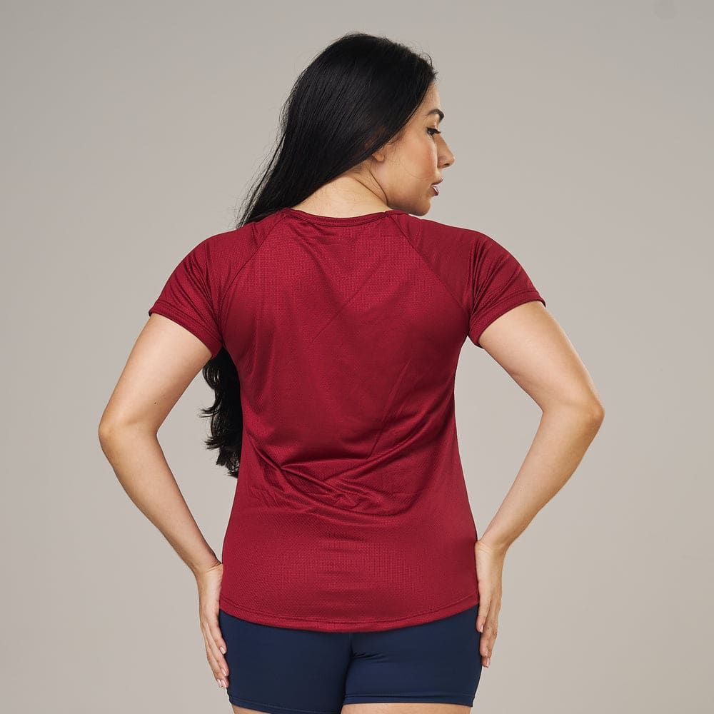 Camiseta Feminina Dry Fit New Lupus Vermelho Biking — imagem 5