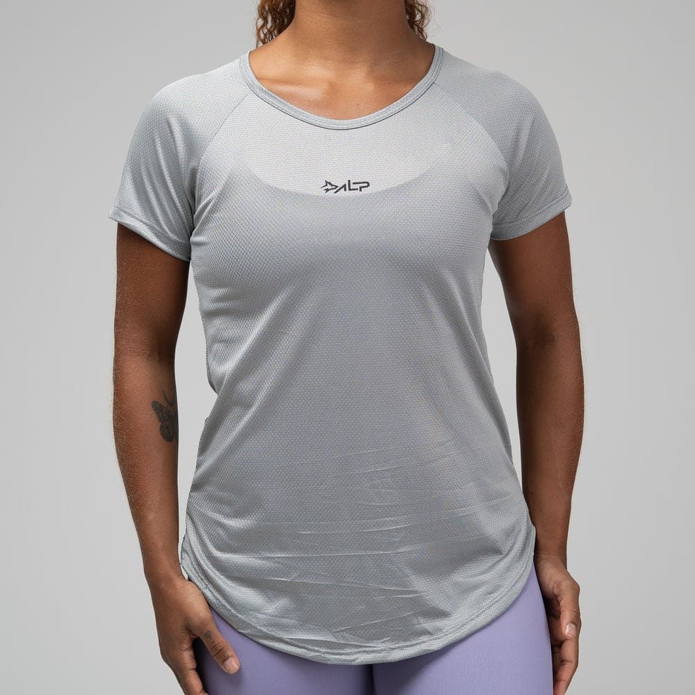 Camiseta Feminina Dry Fit New Tenacity Cinzinho — imagem 4